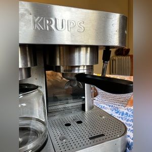 KRUPS-Expression Stainless Steel Combination Espresso and Coffee Maker-XP604